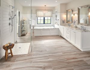 complete tile bathroom install